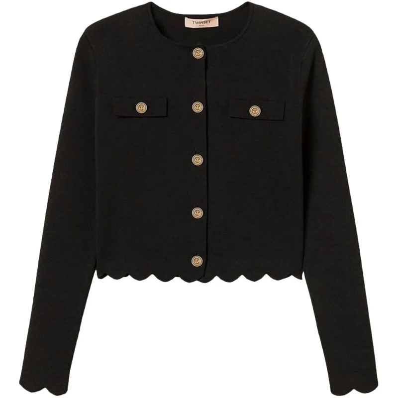 Twin-Set Veste de transition Jackets Black schwarz