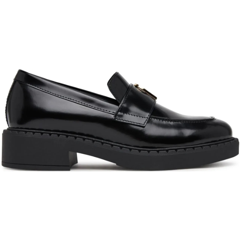 Furla Mocassin Flat Shoes Black schwarz