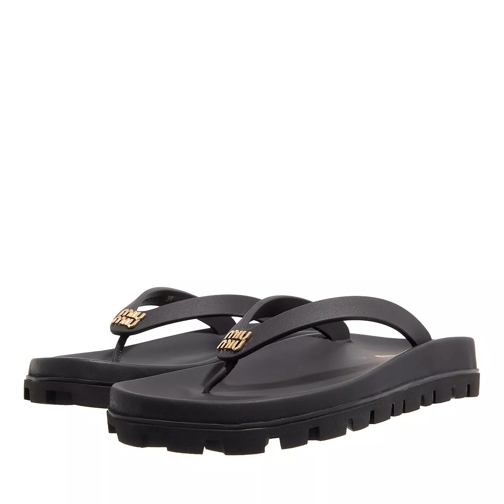 Miu Miu Flip Flop Infradito Soft Cage  Black