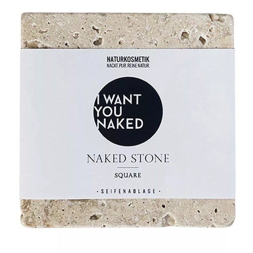 I Want You Naked Naked Stone Square Seifenablage Reinigungstools