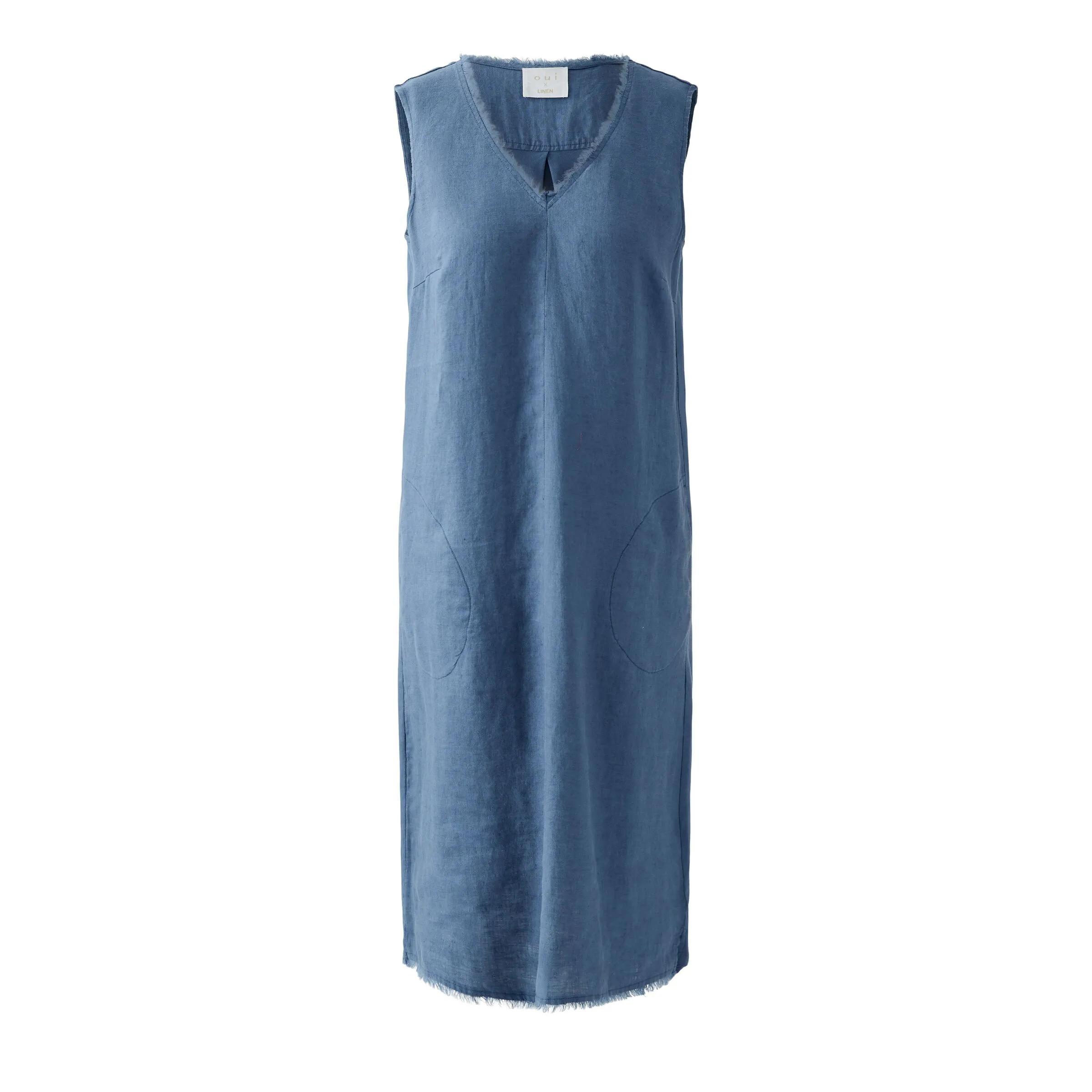 Thumbnail - Oui - Kleid - Größe 40 DAMEN - blau