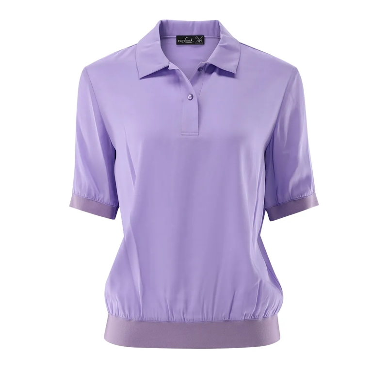VAN LAACK Bluse Bluse Modern Fit Uni lila