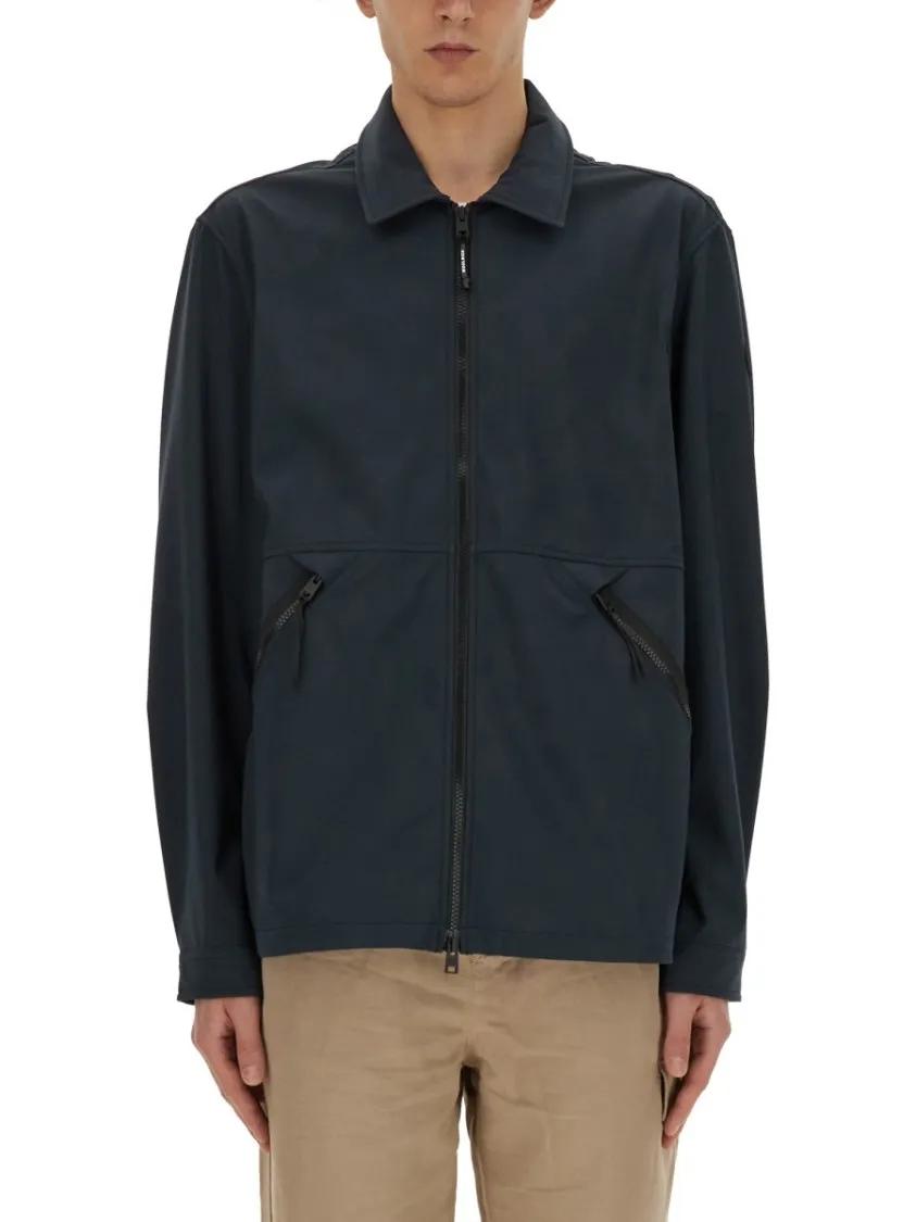 Thumbnail - Woolrich - Jacket With Logo - Größe M - blau