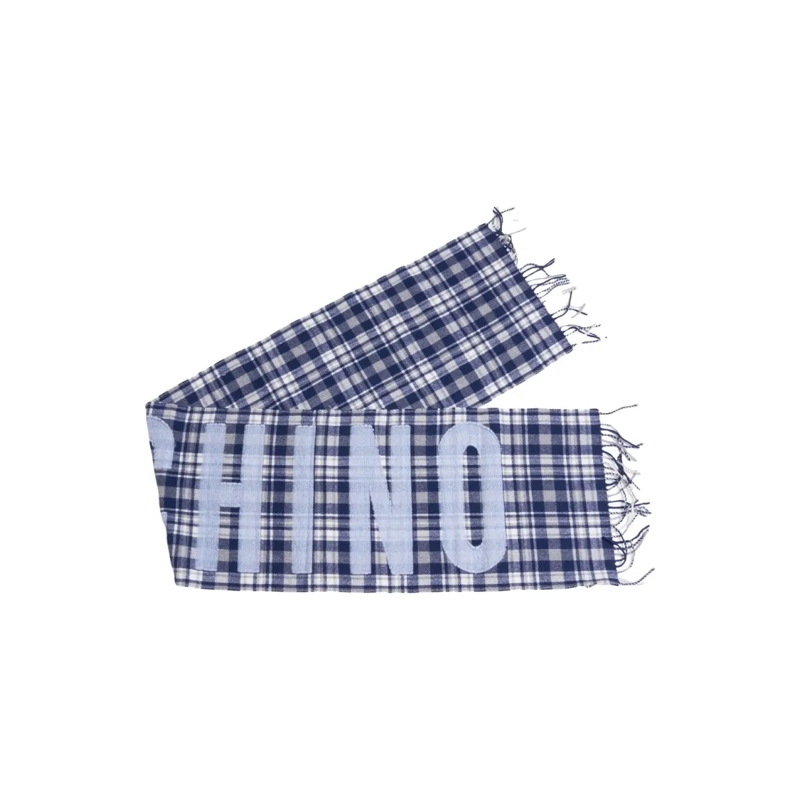 Moschino Lichtgewicht Sjaal Logo Print Scarf Grey