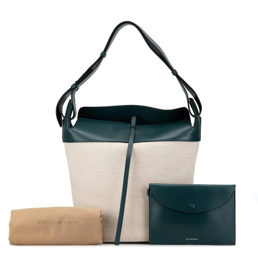 Burberry Sac à bandoulière 2000-2017 Leather Trimmed Canvas Bucket Bag braun (Image 22)