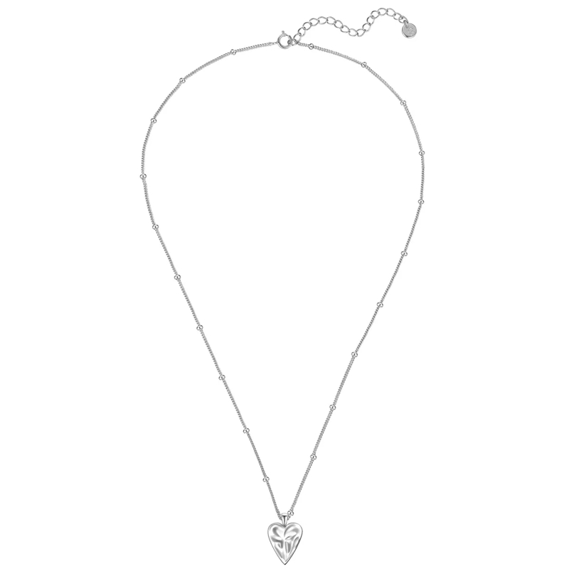Glanzstücke München Mittellange Halskette Sterling Silber Halskette Herz silber(Image 2)