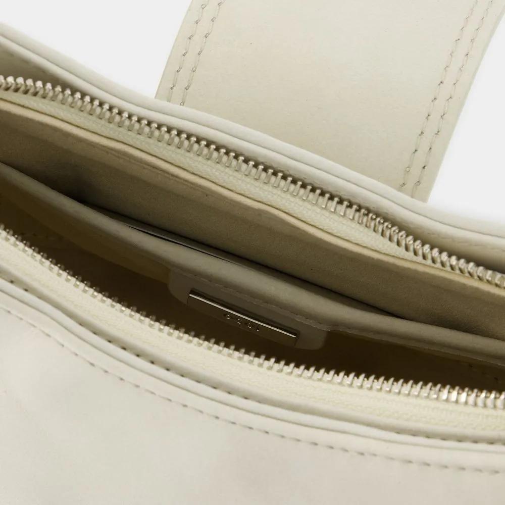 Osoi Hobo bags Hobo Brocle Shoulder Bag Leather Cream in beige