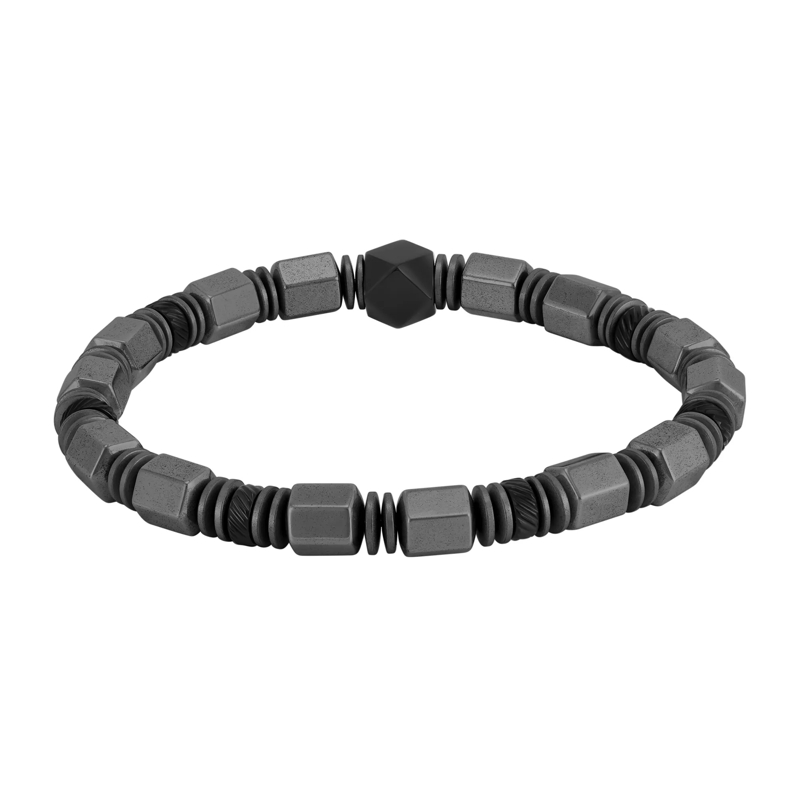 Police Armband Armband Hexchain- Herrenarmband- Farbe: grau-  grau(Image 2)