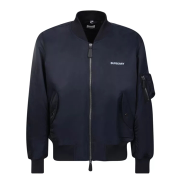 Burberry black store bomber jacket