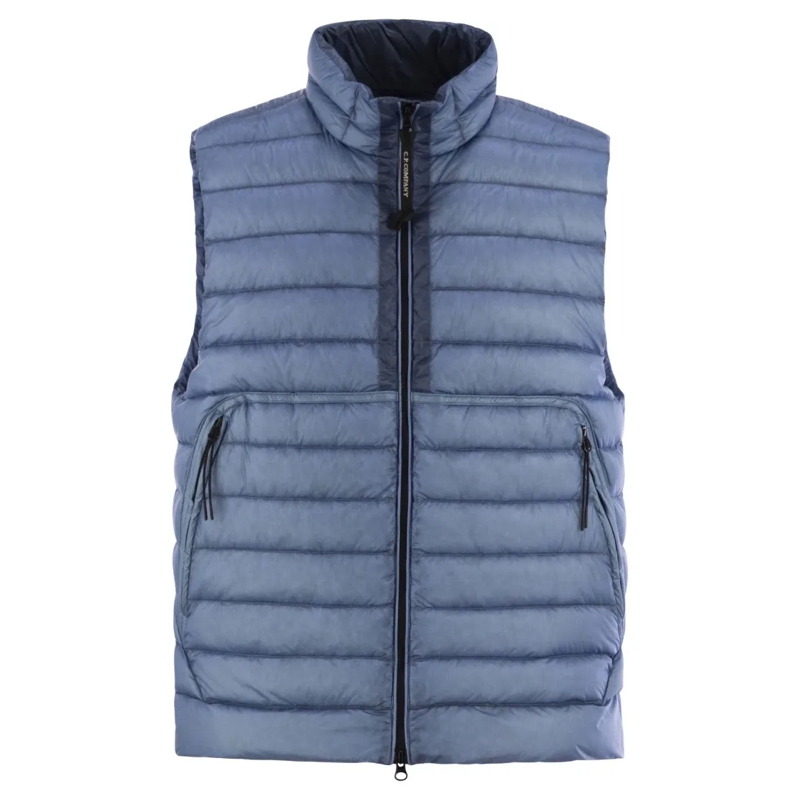 CP Company Doudoune Sleeveless Made In D.D. Shell Blue