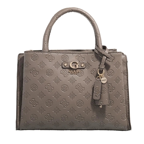 Guess Tote Gerty Girlfriend Satchel Dark Taupe