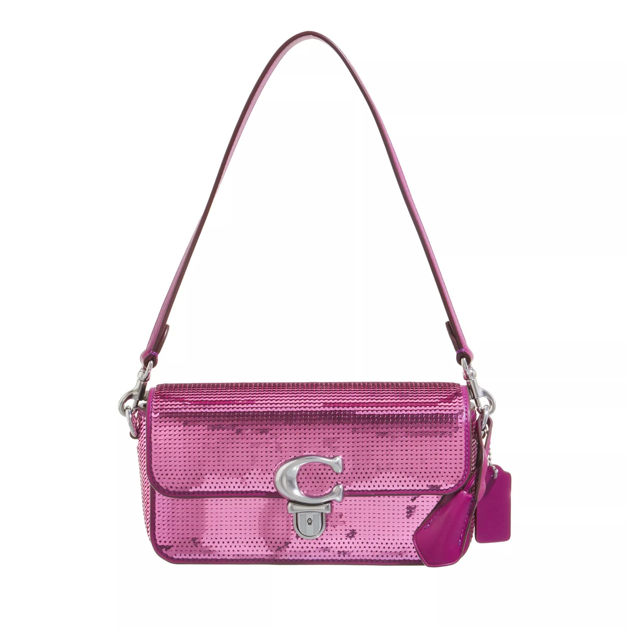 Coach Pochettes - Sequin Studio Shoulder Bag - Gr. unisize - in Rosa - für Damen