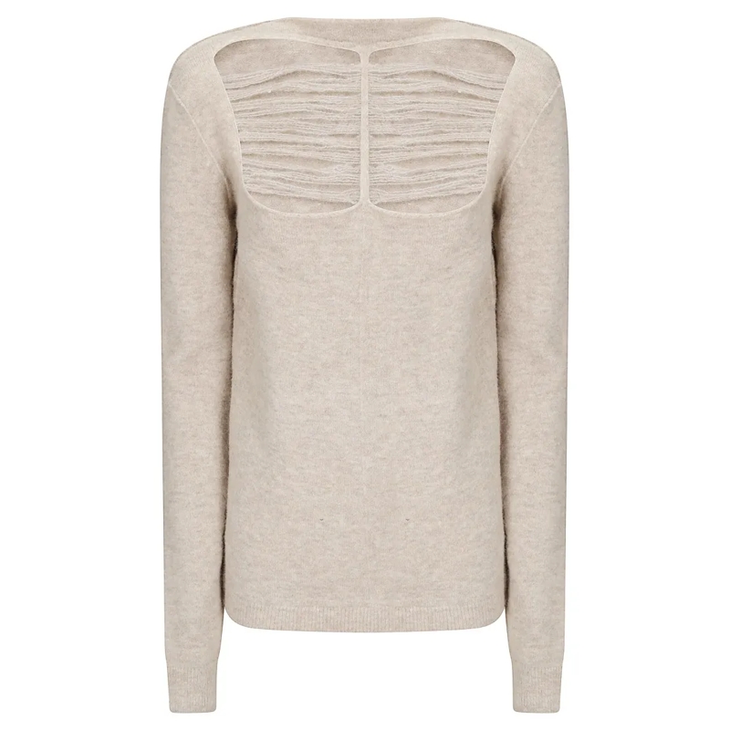 Rick Owens Pull Ls Top Sweater Grey
