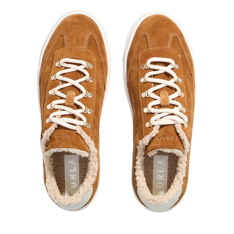 Furla Low-Top-Sneaker Furla Enjoy Lace-Up Sneaker T.20 Brandy+Marshmallow(Image 5)