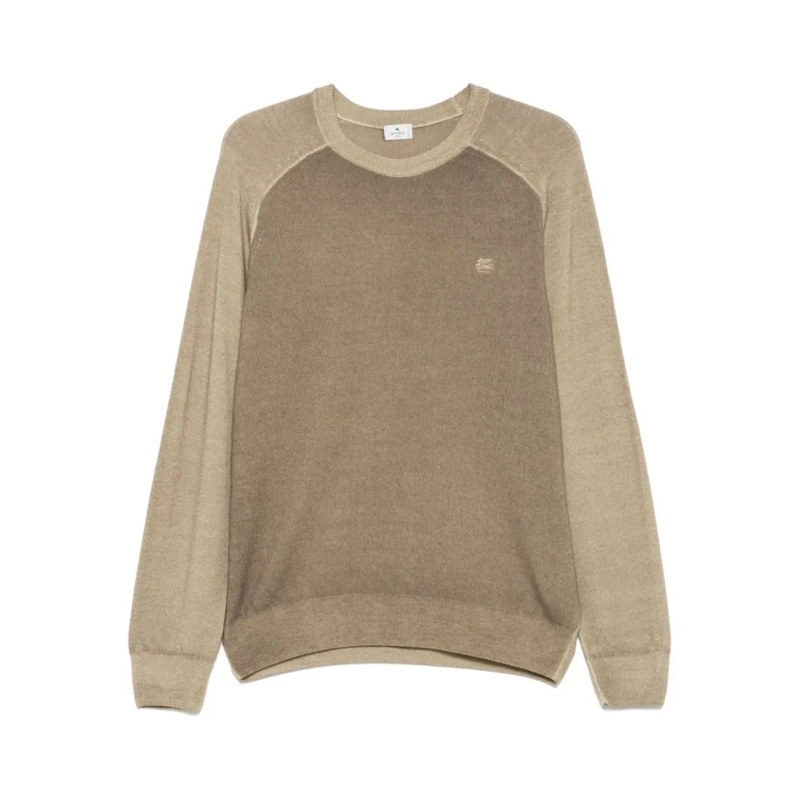 Etro Trui Two-Tone Wool Etro Sweater Neutrals