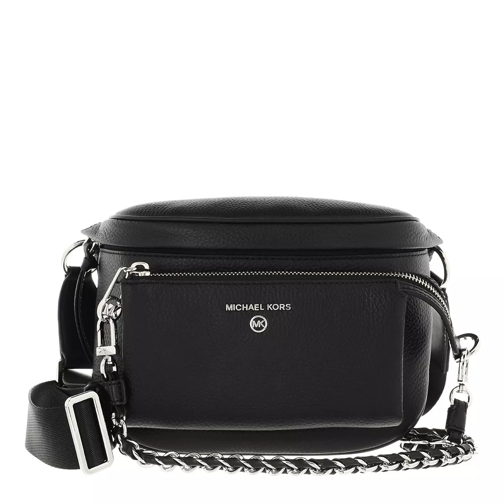Michael Kors Md Sling Pack Msgr Black Crossbody Bag