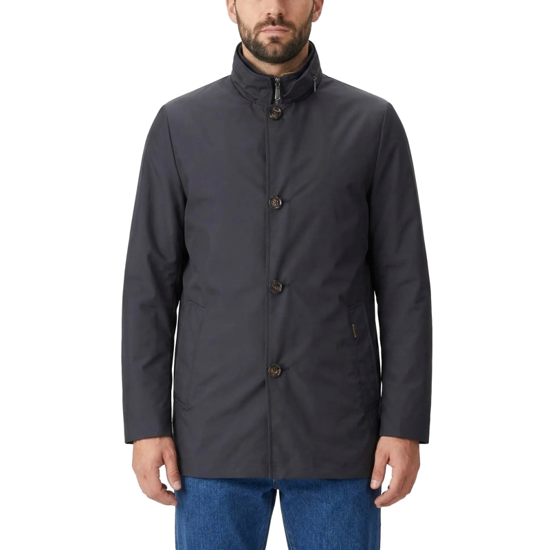 Moorer Overgangsjas Jacke aus Materialmix blau(Image 2)