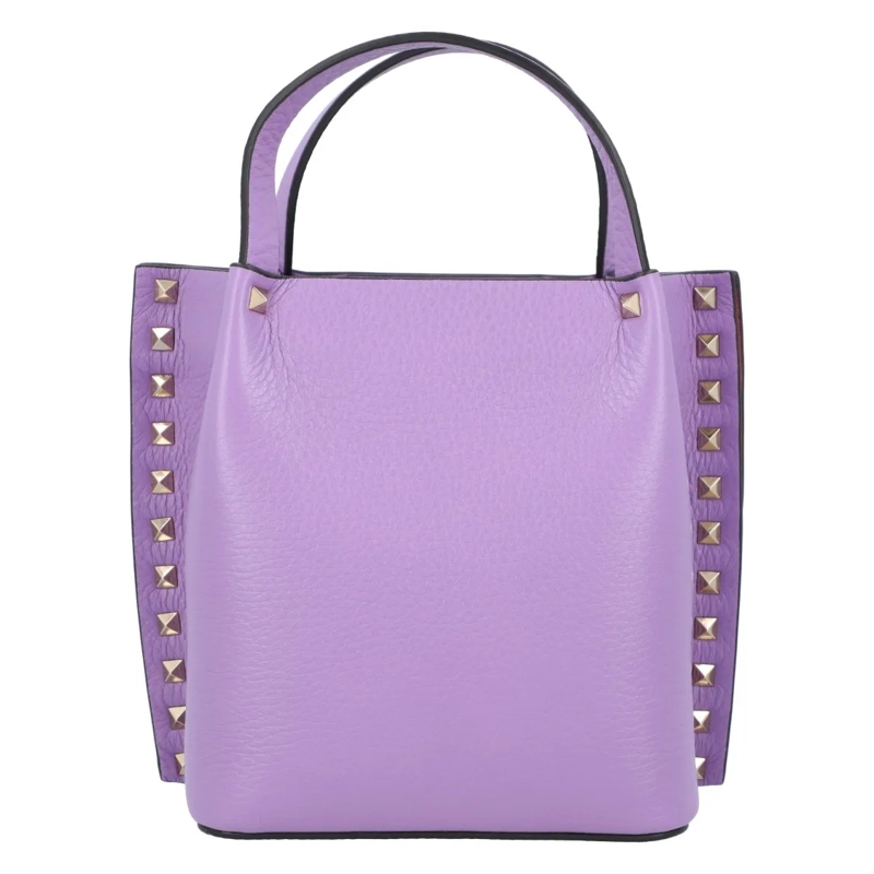 Valentino Garavani Draagtas Rockstud-Embellished Tote Bag Purple Purple