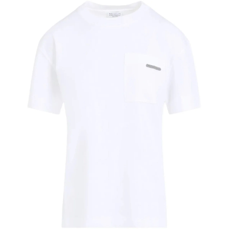 Brunello Cucinelli T-Shirt T-Shirts And Polos White weiß