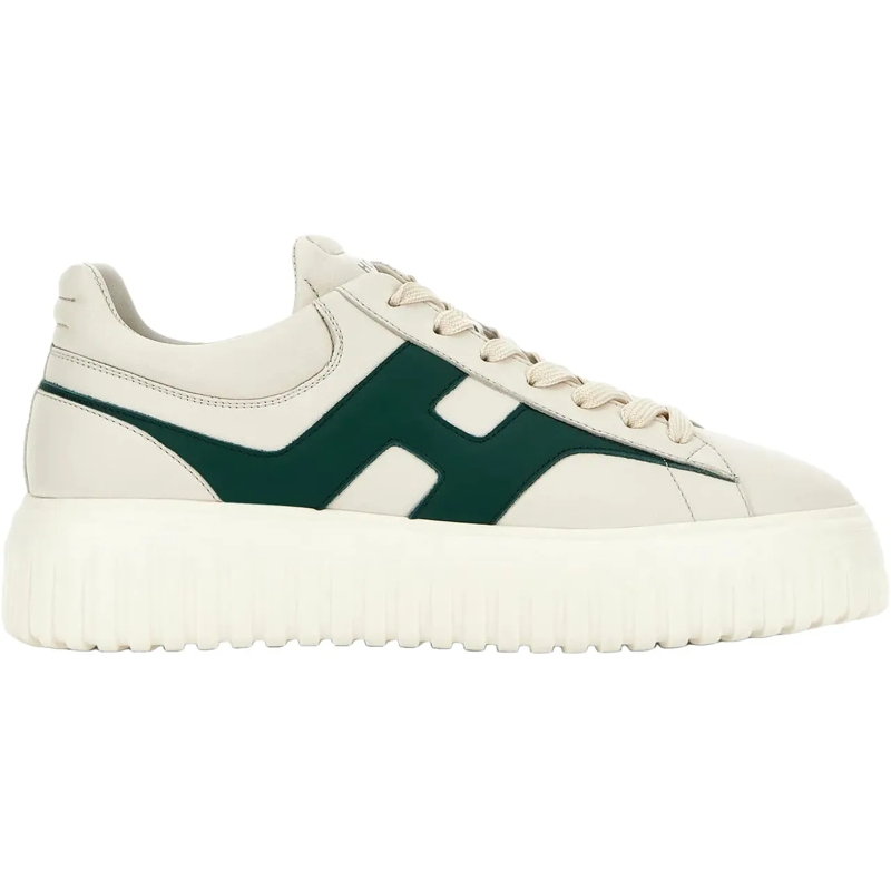 Hogan Slides Flat Shoes Avorioverde grün
