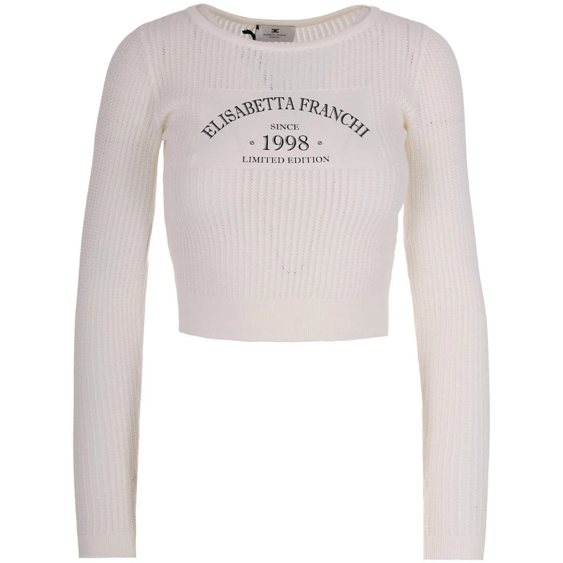Elisabetta Franchi  Sweaters Ivory weiß
