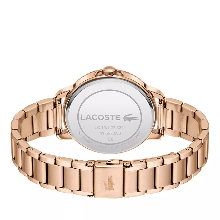 Lacoste rose gold clearance watch womens