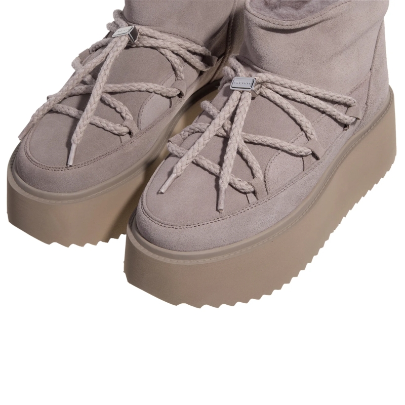 INUIKII Winterboots Classic Low Platform Grey (Image 10)