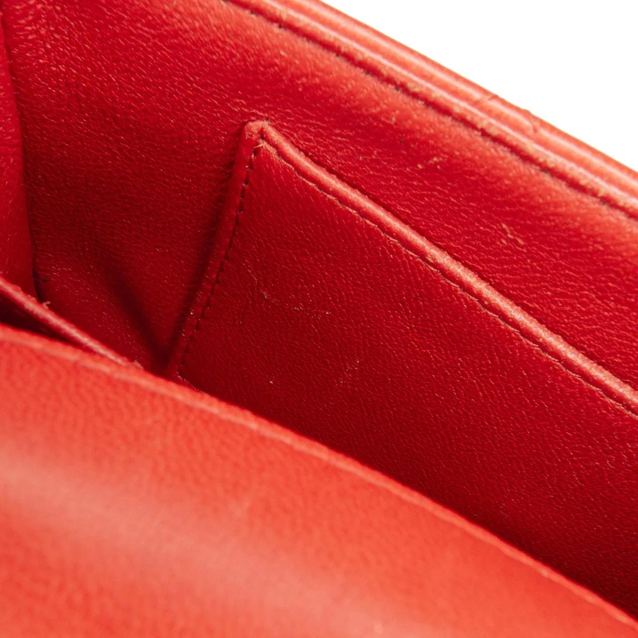 Thumbnail - Chanel Hobo Bags - Extra Mini Rectangular Classic Lambskin Single Fla - Gr. unisize - in Rot - für Damen