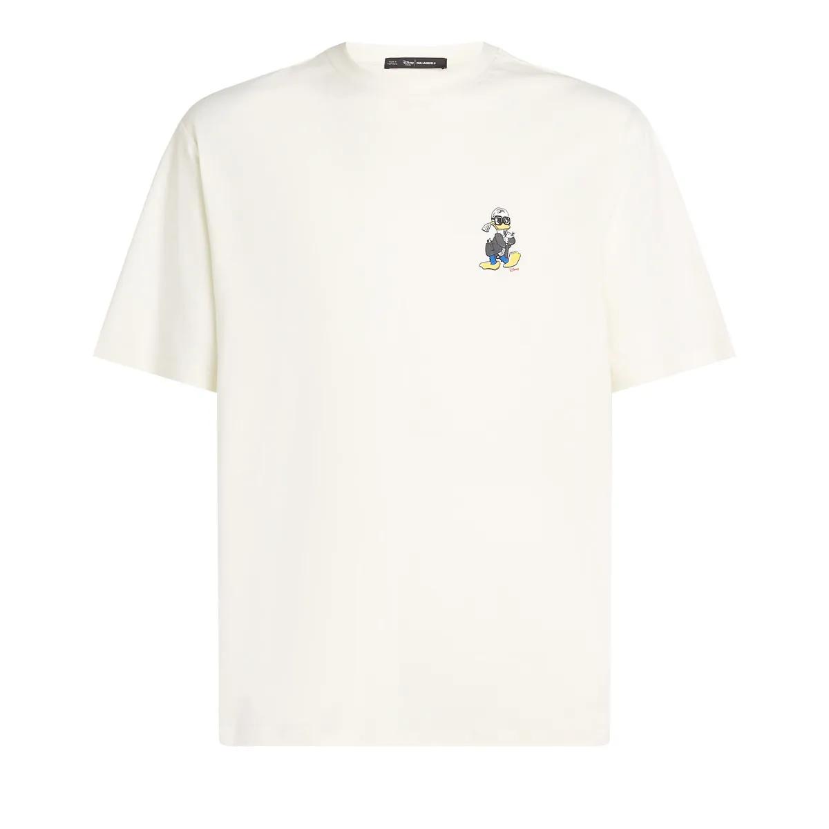 Thumbnail - Karl Lagerfeld - DISNEY X KL T-SHIRT MIT INITIALE - Größe L - creme
