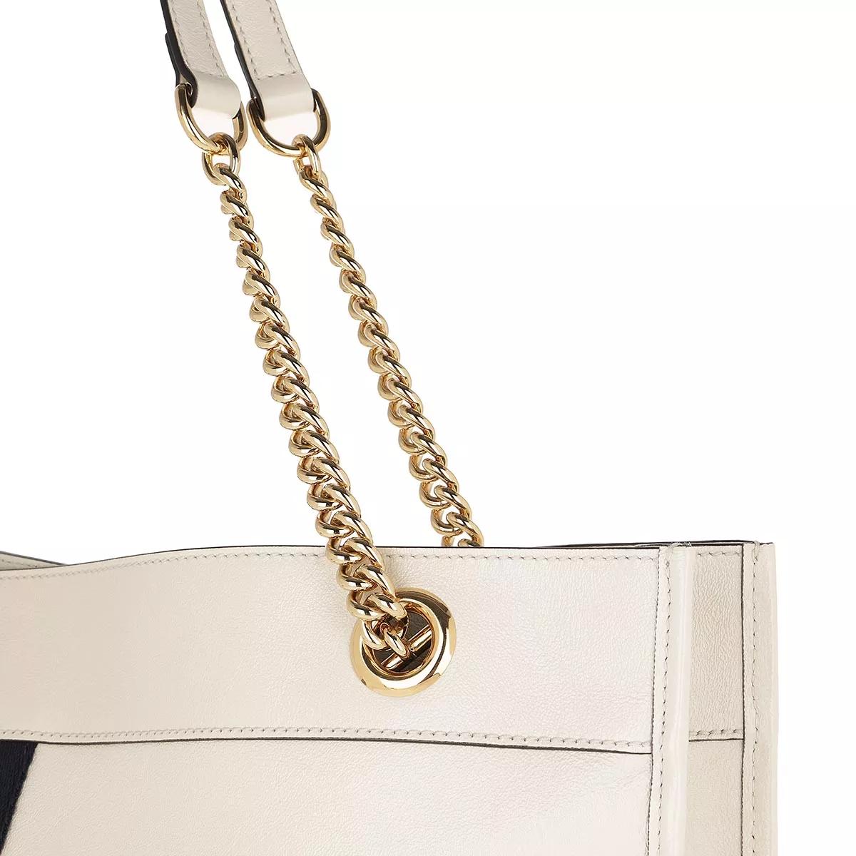 Gucci Shoppers Rajah Tote Large in wit