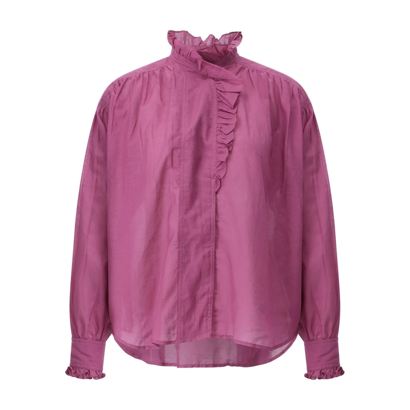 Isabel Marant Bluse Bluse Pamias Lila