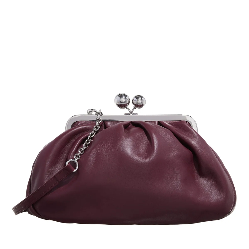 WEEKEND Max Mara Clutch Cubico Rosso Viola