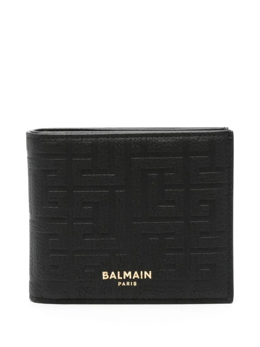 Balmain Portemonnaies - 4G-Motif Wallet - Gr. unisize - in Schwarz - für Damen