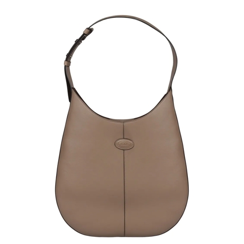 Tod's Sac à bandoulière Hobo Leather Bag Brown