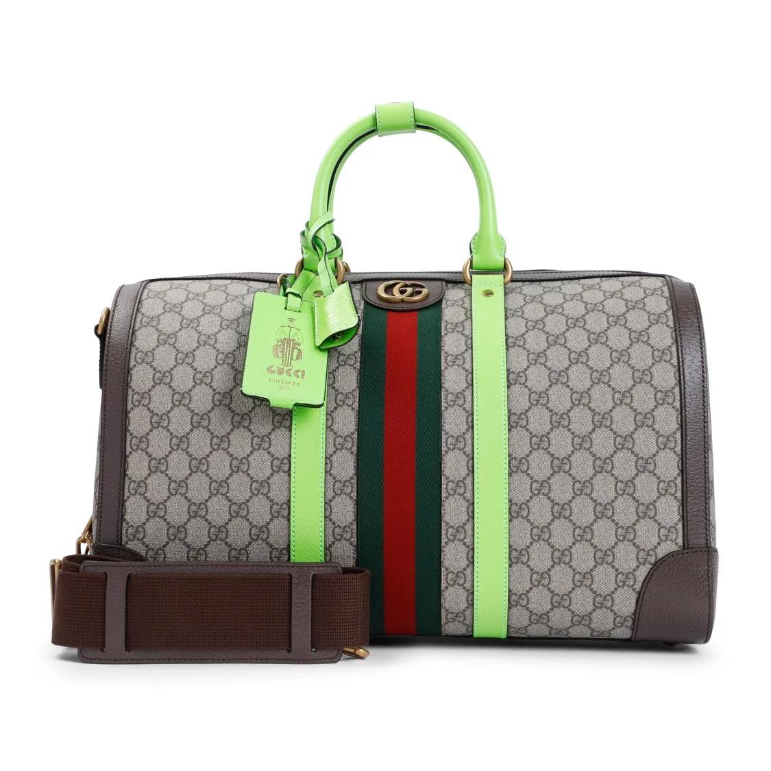 Gucci Reisegepäck - Savoy Duffle Bag - Gr. unisize - in Grau - für Damen