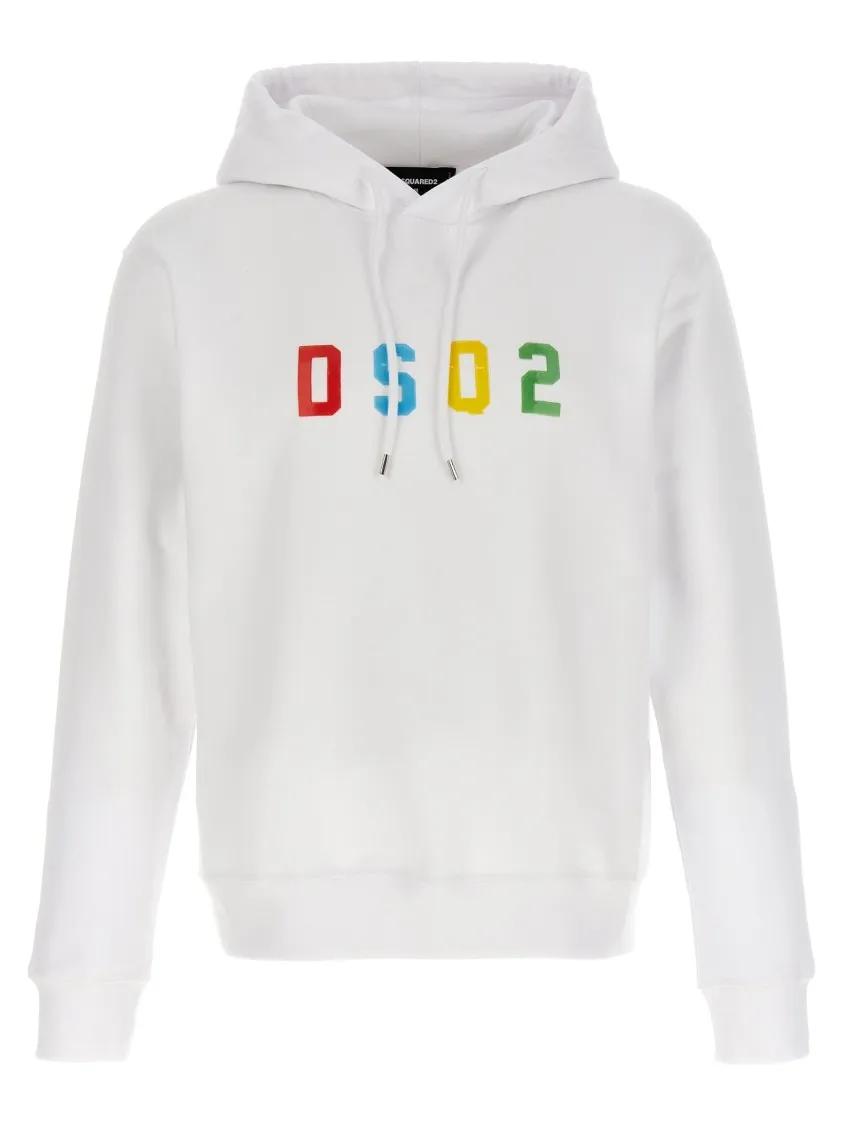 Thumbnail - Dsquared2 - 'Cool Fit' Hoodie - Größe XL - weiß