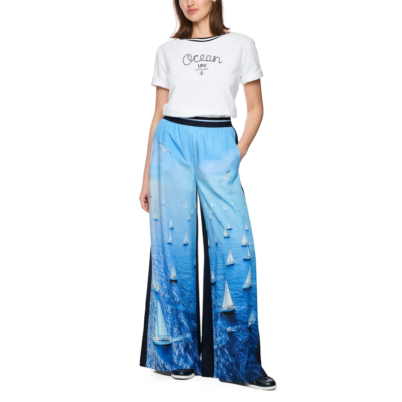 Marc Cain Stoffen broek Hose WILLMAR little boy blue(Image 2)