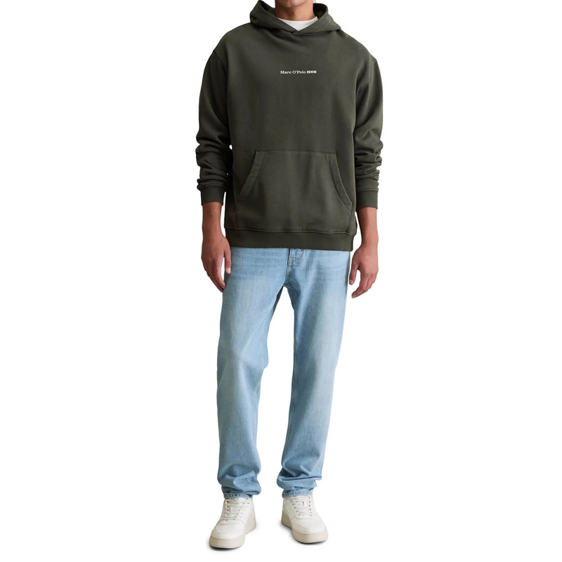 Marc O´Polo  Hoodie, LSL Print, Relaxed Fit 1er Pack dunkel-grau(Image 5)
