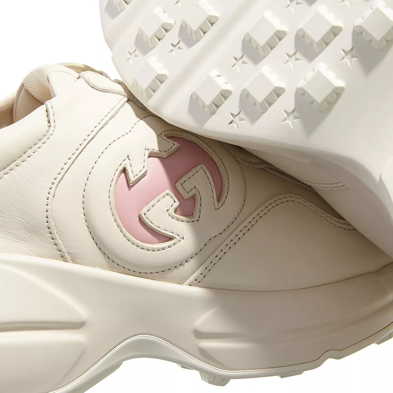 Gucci Low-Top-Sneaker Rhyton Sneaker Ivory Leather(Image 3)