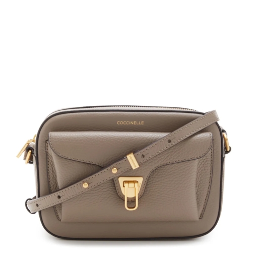 Coccinelle Coccinelle Beat soft Taupe Leather Crossbody bag E Taupe Sac à bandoulière