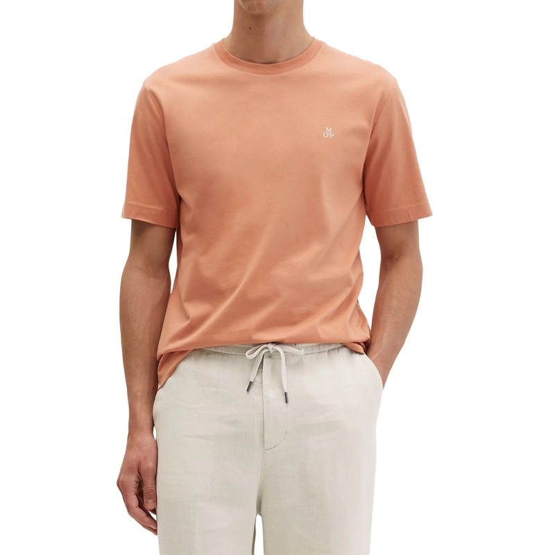 Marc O´Polo Hemd Klassisches T-Shirt von Marc O'Polo. Jersey-Qualit orange(Image 4)