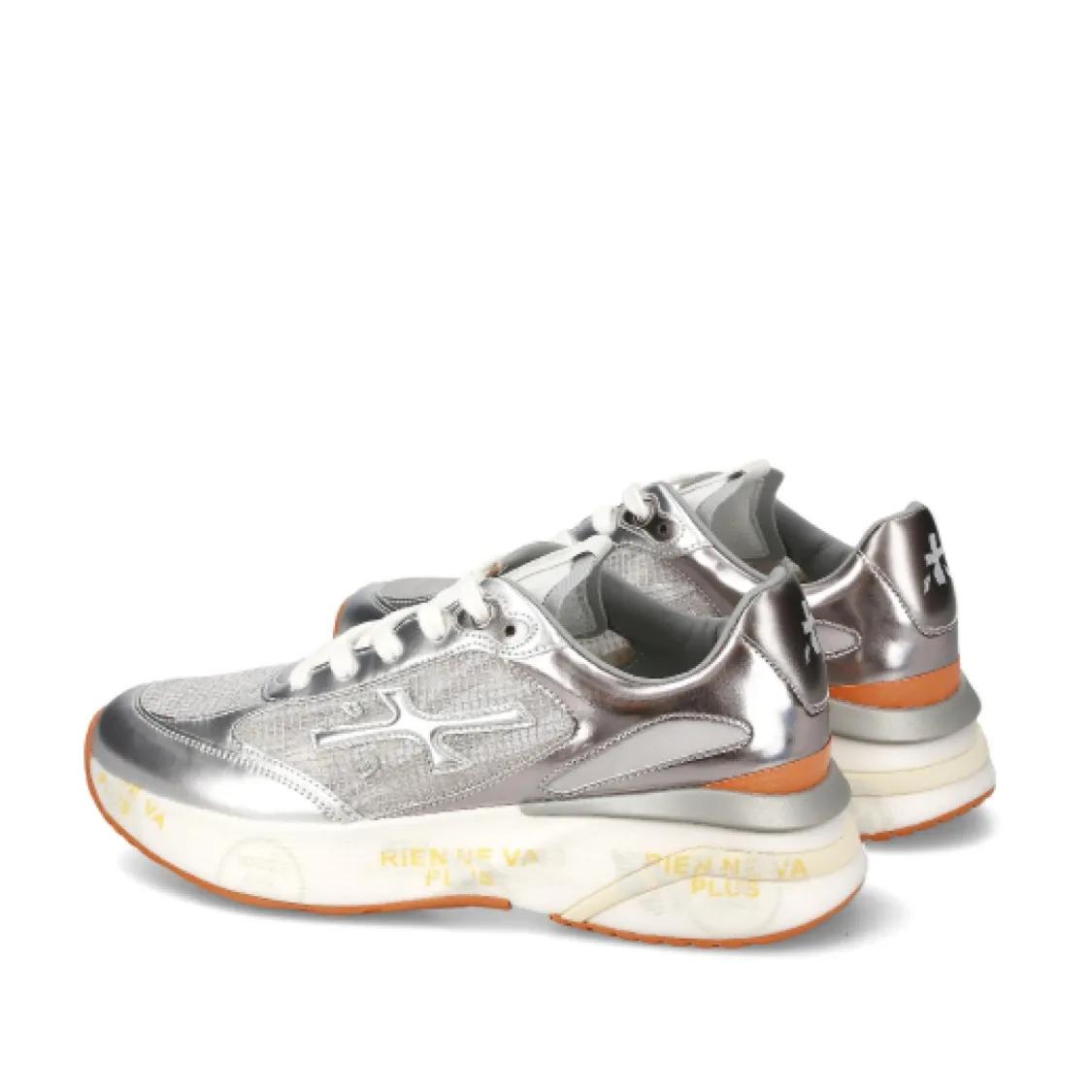 Thumbnail - Premiata Low-Top Sneaker - Chunky Silver Sneakers With Removable Insole - Gr. 40 (EU) - in Silber - für Damen
