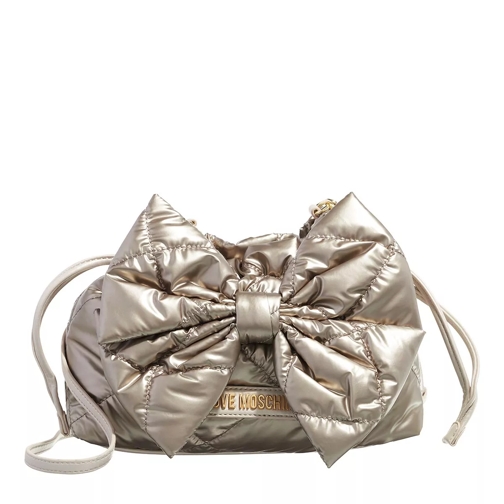 Love Moschino Sparkling Items Gold Bucket Bag