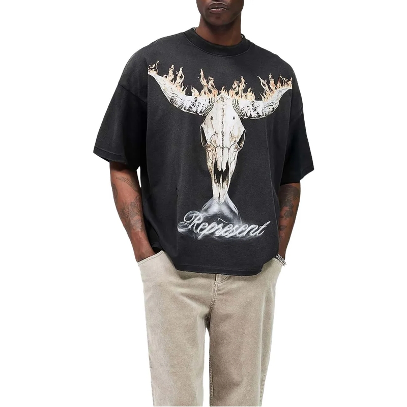 Represent T-shirt Heren British Cowboys T-Shirt schwarz(Image 3)
