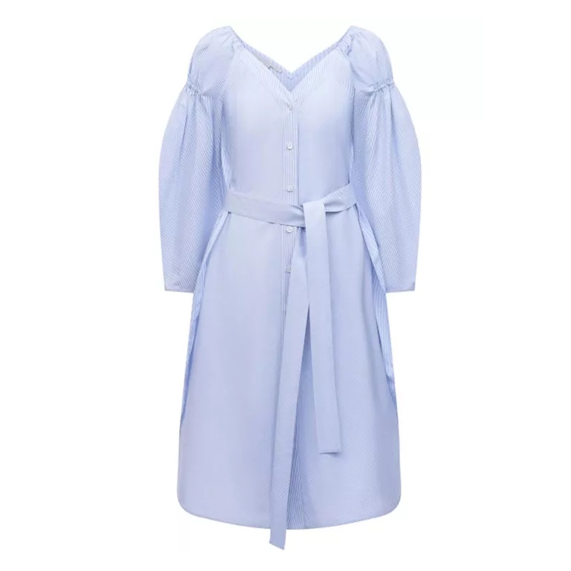 Stella McCartney  Blue Cotton Dress Blue