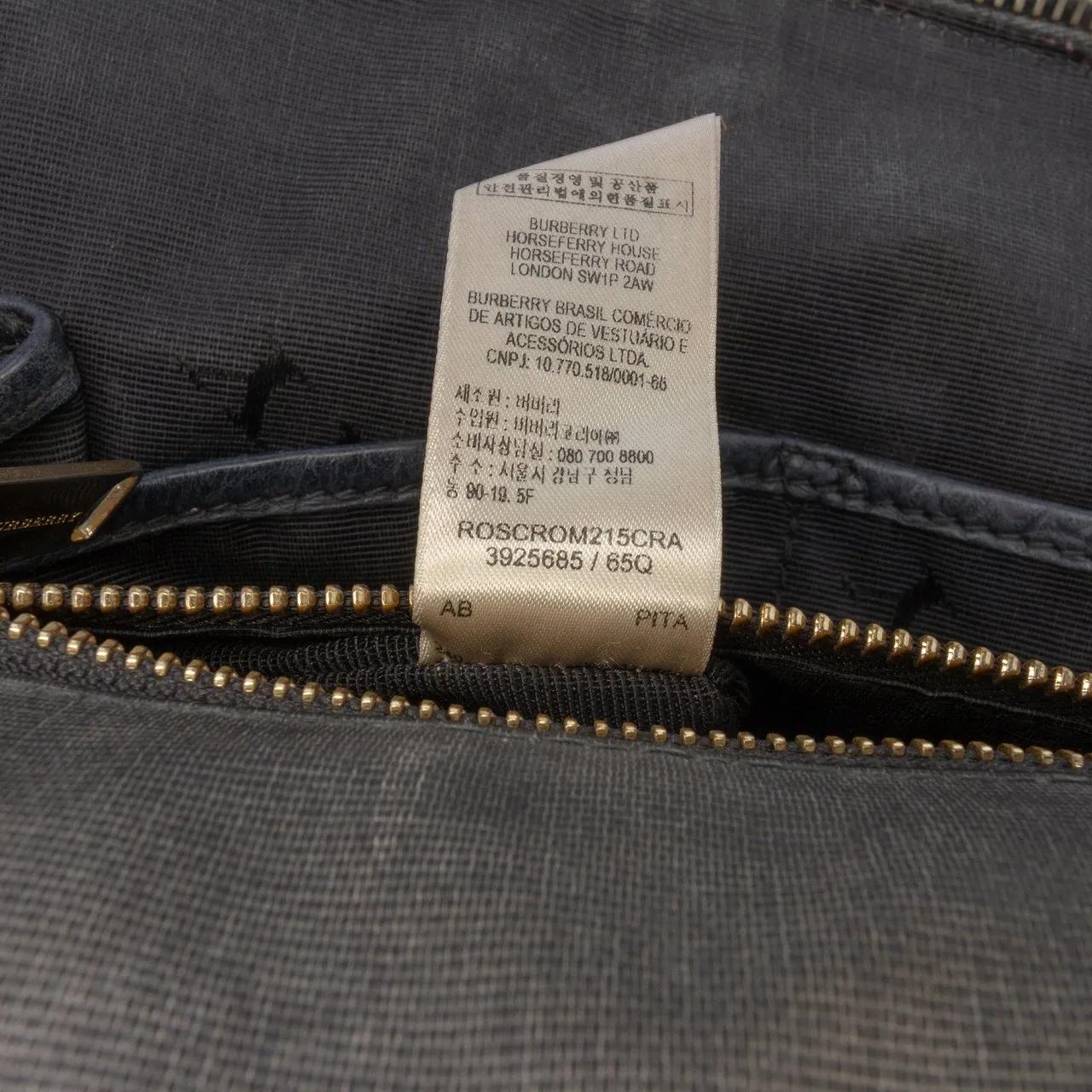 Thumbnail - Burberry Hobo Bags - Small Heritage Grain Check Embossed Orchard Bowlin - Gr. unisize - in Schwarz - für Damen