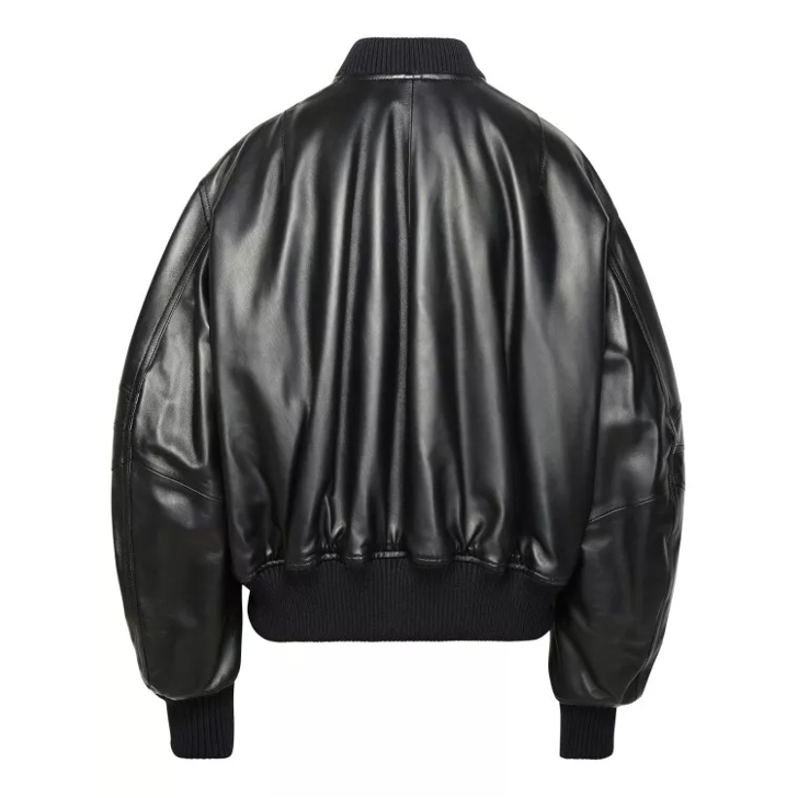 The Attico Anja Bomber Black