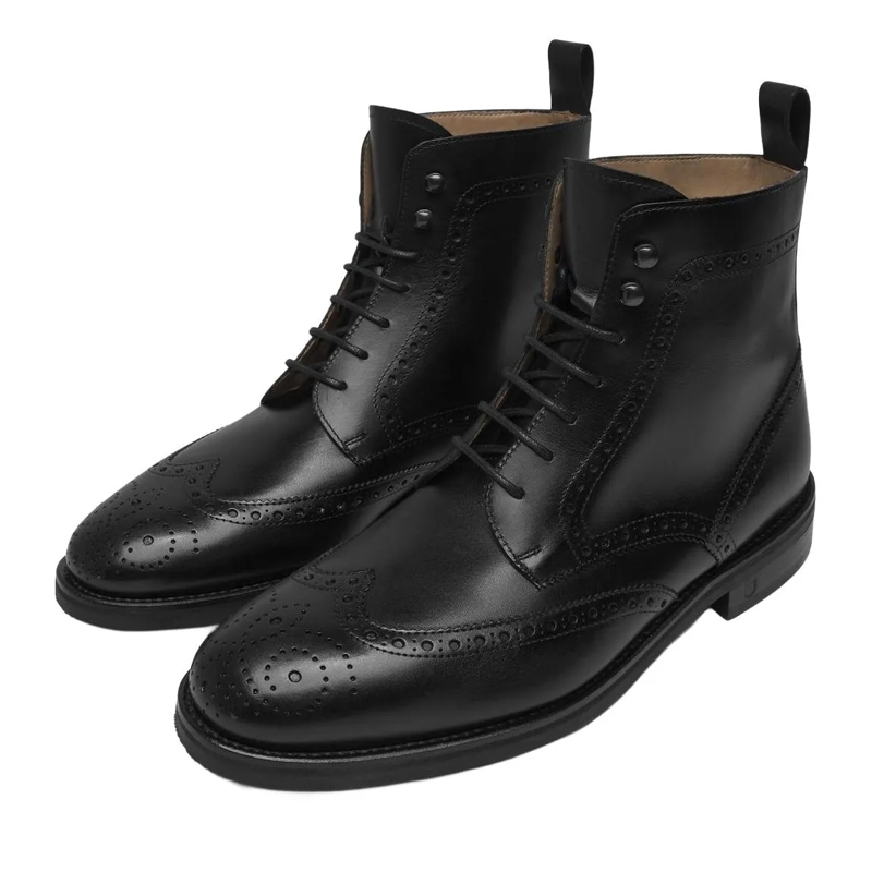 Henry Stevens Bottes Schnürboots Winston FBDB2 schwarz(Image 2)