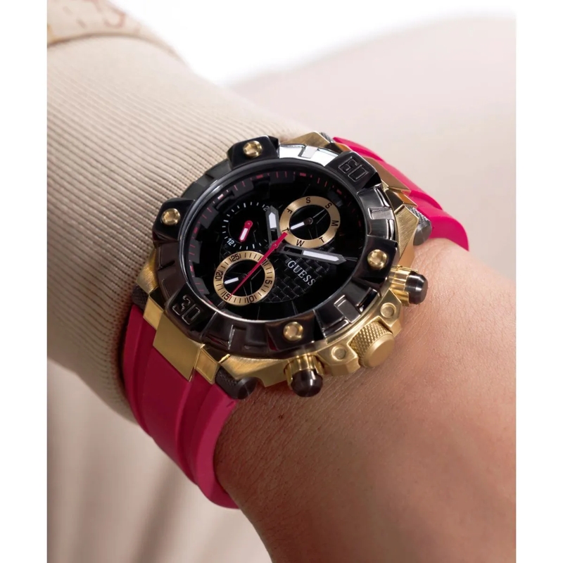 Guess Quarzuhr Quarz-Analoguhr Ignite rot(Image 4)