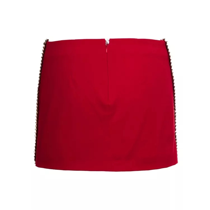 The attico red clearance skirt